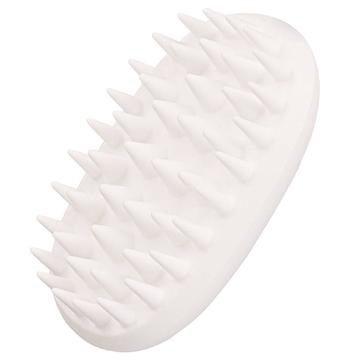 Cepillo de masaje de silicona para perros/gatos Paw In Hand Candy - Blanco