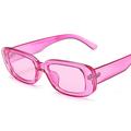Gafas de sol Petite-Fit Retro con montura cuadrada - Rosa