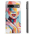 Funda de TPU para Google Pixel 7 - Retrato Abstracto