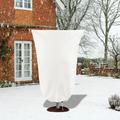 Cubierta antiheladas para plantas / Protector de invierno de tejido no tejido transpirable - 80x120cm - Blanco