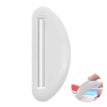 Dispensador exprimidor de tubo de plástico para pasta dentífrica/protector solar/crema de manos - Blanco