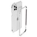 Bumper de Metal para iPhone 12 Pro Max Polar Lights Style - Plateado