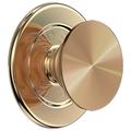 PopSockets Round MagSafe PopGrip Soporte y Agarre Expansible - Aluminio Radial Oro