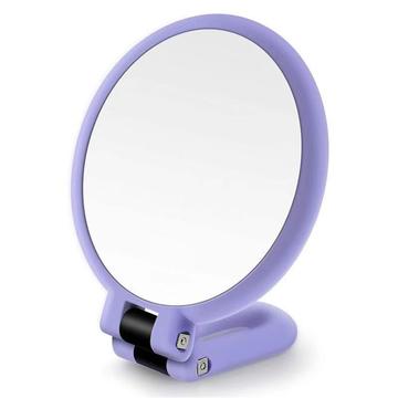 Espejo de maquillaje portátil con aumento 10x