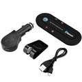 Kit de coche Bluetooth portátil - Soporte Sunvisor - Negro