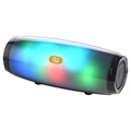 LED Flame Atmosphere Bluetooth Speaker BTS-596 - Black