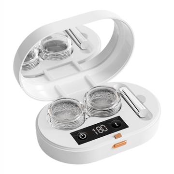 Limpiador ultrasónico automático portátil para lentes de contacto