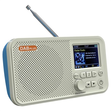 Radio DAB Bluetooth Portátil con Pantalla LCD