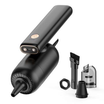 Aspirador Giratorio Portátil con Doble Luz LED