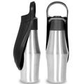 Cantimplora portátil de acero inoxidable para perros - 750ml - Negra