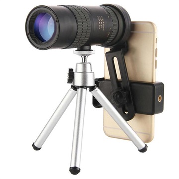 Lente Telescópica Universal con Zoom Óptico de 8x para Cámara y Trípode
