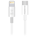 Cable USB-C / Lightning Powerstar - 1m