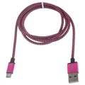 Cable Premium USB 2.0 / MicroUSB - 3m - Rosa Fuerte