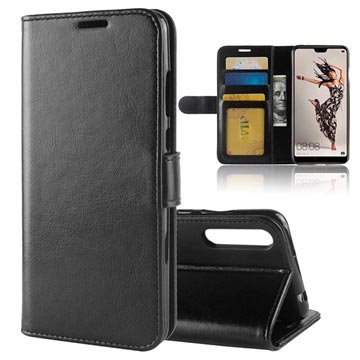 Funda Cartera con Función de Soporte Premium para Huawei P20 Pro - Negro