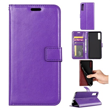 Funda Cartera Premium para Samsung Galaxy A7 (2018) - Púrpura