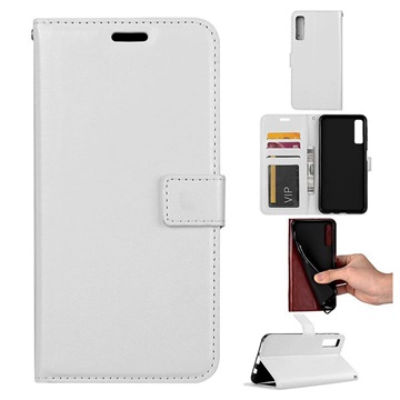 Funda Cartera Premium para Samsung Galaxy A7 (2018) - Blanco