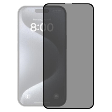 Protector de Pantalla de Vidrio Templado iPhone Air Prio 3D Anti-Spy - 9H - Borde Negro