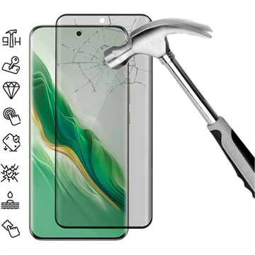 Protector de Pantalla de Cobertura Completa Privacy para Honor Magic6 - Borde Negro