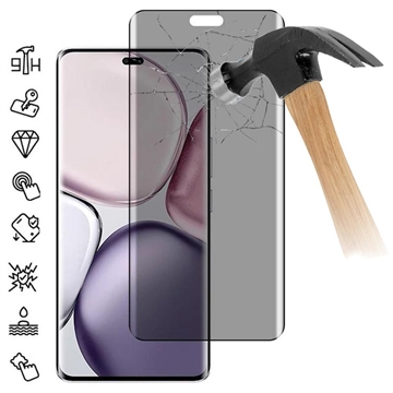 Protector de pantalla de Cobertura Completa Privacy para Honor Magic7 Lite - Borde Negro