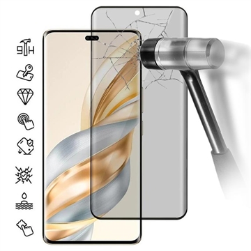 Protector de Pantalla de Cobertura Completa Privacy para Honor X60 Pro - Borde Negro