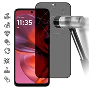 Protector de pantalla de Cobertura Completa Privacy para Motorola Moto G05 - Borde Negro