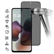 Protector de Pantalla Cobertura Completa Privacy para Motorola Moto G56 - Borde Negro