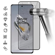 Protector de Pantalla - 9H - de Cobertura Completa Privacy para OnePlus 12 - Borde Negro