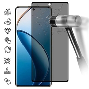 Protector de Pantalla de Cobertura Completa Privacy para Realme 12 Pro/12 Pro+ - Borde Negro