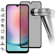 Protector de Pantalla - 9H - de Cobertura Completa Privacy para Samsung Galaxy A25 - Borde Negro