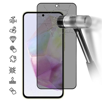 Protector de Pantalla de Cobertura Completa Privacy para Samsung Galaxy A36/A56 - Borde Negro