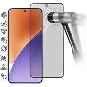 Protector de Pantalla de Cobertura Completa Privacy para Xiaomi 15 - Borde Negro
