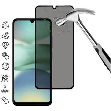 Protector de pantalla de Cobertura Completa Privacy para Xiaomi Redmi A5 4G/Poco C71 - Borde Negro
