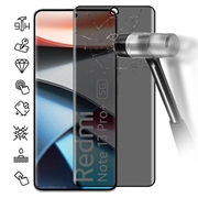 Protector de Pantalla de Cobertura Completa Privacy para Xiaomi Redmi Note 13 Pro+ - Borde Negro