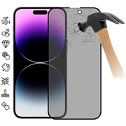 Protector de Pantalla de Cobertura Completa Privacy para iPhone 16 Pro Max - Borde Negro