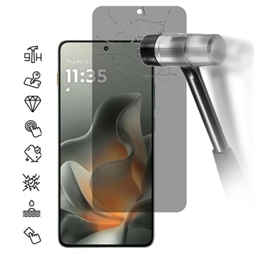 Protector de pantalla de vidrio templado Motorola Edge 70 Privacidad - 9H