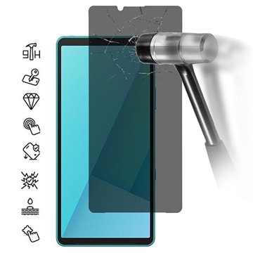 Protector de Pantalla de Cristal Templado Privacidad para Sony Xperia 10 VII