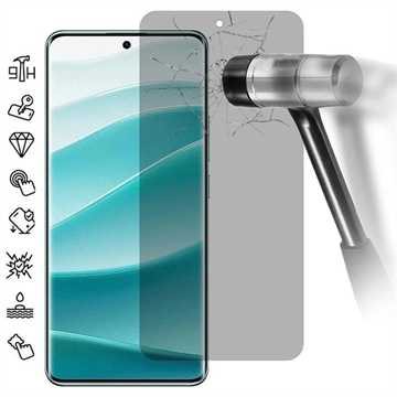 Protector de Pantalla de Cristal Templado Privacidad para Xiaomi Redmi Note 14 Pro 5G/Poco X7