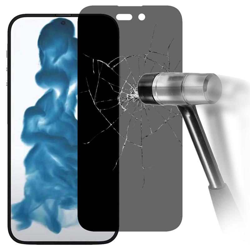 Protector Pantalla Cristal Templado iPhone 14 Pro Max Full Screen Negra