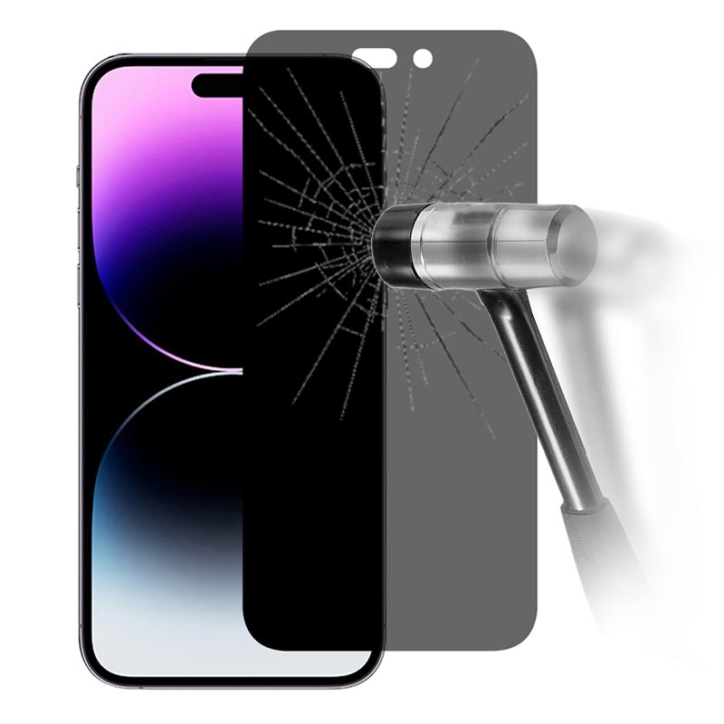 Cristal templado para iPhone 15 Pro negro
