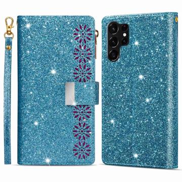 Funda Starlight Series para Samsung Galaxy S23 Ultra 5G - Estilo Cartera - Azul