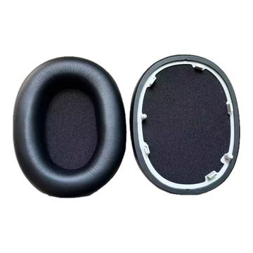 Almohadillas de piel para auriculares Sony WH-1000XM6 - Negro