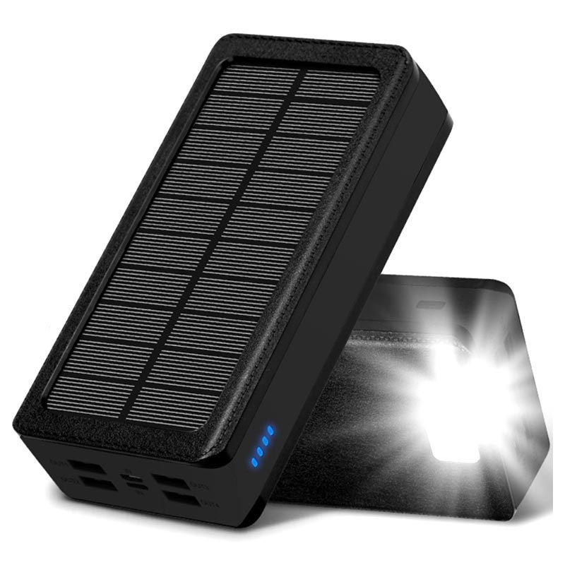 Power Bank Solar Psooo PS-400 - 4xUSB-A, 30000mAh