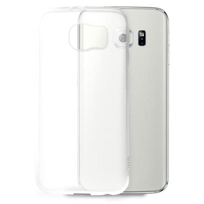 carcasa clear cover samsung para galaxy s7 edge negro