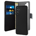 Funda Magnética Estilo Cartera Puro 2-en-1 para Samsung Galaxy A14/A14 5G - Negro