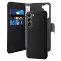 Funda Magnética Estilo Cartera Puro 2-en-1 para Samsung Galaxy S23+ 5G - Negro