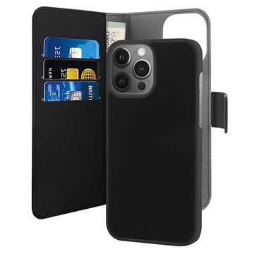 Funda Magnética Estilo Cartera Puro 2-en-1 para iPhone 11 - Negro