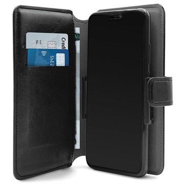 Funda Magnética Estilo Cartera Puro 2-en-1 para iPhone 11 - Negro