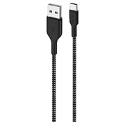 Puro Fabric Cable USB-A / USB-C Ultrafuerte - 1,2 m, 30 W