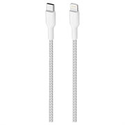 Cable USB-C / Lightning ultrarresistente Puro Fabric - 1,2 m, 20 W