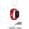 Puro Icon Apple Watch Series 5/4/3/2/1 Silicone Band - 42mm, 44mm - Red